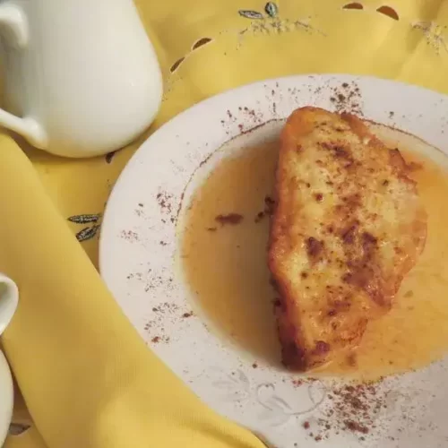 Torrijas-con-almibar-de-naranja
